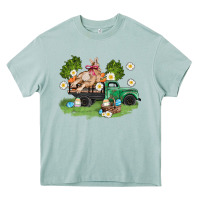 Arona easter truck with bunny Heavy Core Tee - AdoDesignShop