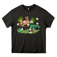 Asphalt easter truck with bunny Heavy Core Tee - AdoDesignShop