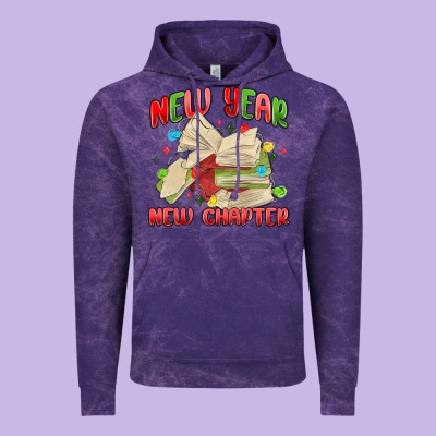 New Year New Chapter Vintage Hoodie Designed By Maliassmallbusiness