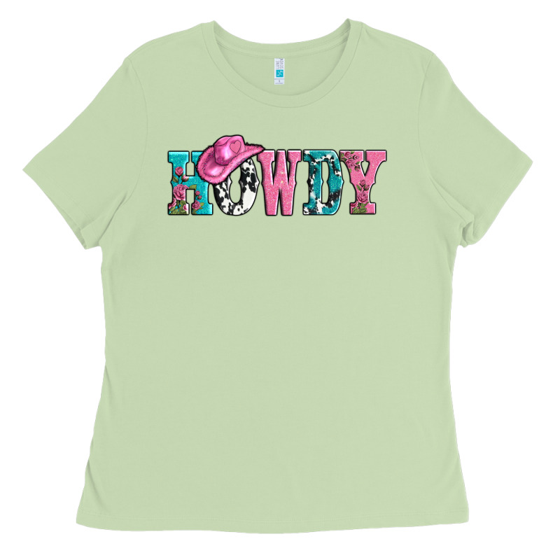 Valentines Day Howdy And Heart Gift Ladies Tee by AdoDesignShop | Teevron