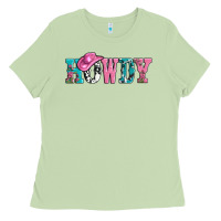 Matcha valentines day howdy and heart gift Ladies Tee - AdoDesignShop
