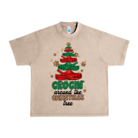 French Oak crocin around the christmas tree Urban Heavy Tee - MaliasSmallBusiness
