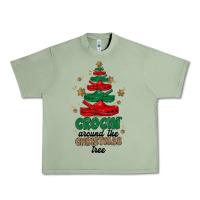Oil Green crocin around the christmas tree Urban Heavy Tee - MaliasSmallBusiness