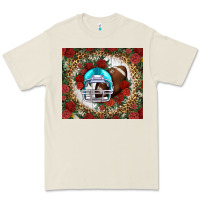 Bone american football helmet and leopard Premium Tee - NancyCooperArtShop