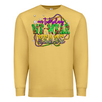 Antique Gold on tuesday we wear beads olivia Premium Sweatshirt - OliviaCreatesArt
