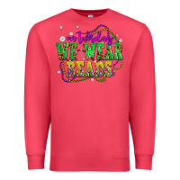 Cardinal on tuesday we wear beads olivia Premium Sweatshirt - OliviaCreatesArt