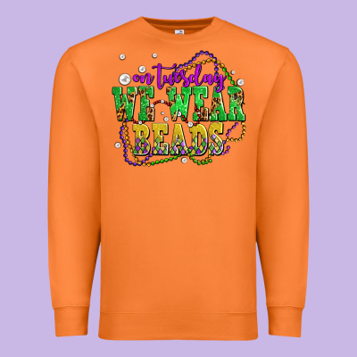 On Tuesday We Wear Beads Olivia Premium Sweatshirt Designed By Oliviacreatesart
