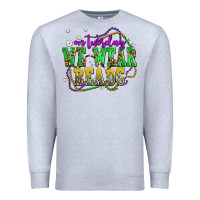 Heather Grey on tuesday we wear beads olivia Premium Sweatshirt - OliviaCreatesArt
