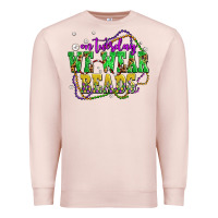 Pale Pink on tuesday we wear beads olivia Premium Sweatshirt - OliviaCreatesArt