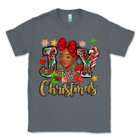 Charcoal Heather christmas joy black woman Classic Tee - MaliasSmallBusiness