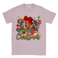 Lilac christmas joy black woman Classic Tee - MaliasSmallBusiness