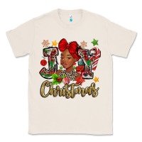 Natural christmas joy black woman Classic Tee - MaliasSmallBusiness