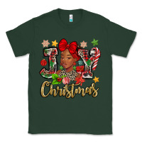 Sports Green christmas joy black woman Classic Tee - MaliasSmallBusiness