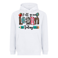 White y'all gonna learn today Heavyweight Hoodie - OliviaCreatesArt