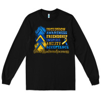Black down syndrome awareness Long Sleeve Tee - Artiststas