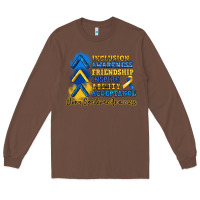 Chestnut down syndrome awareness Long Sleeve Tee - Artiststas