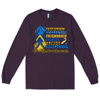 Plum down syndrome awareness Long Sleeve Tee - Artiststas