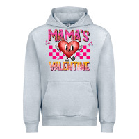 Heather Grey Mamas Valentine Urban Hoodie - CowhideDigitalArt