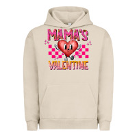 Pigment French Oak Mamas Valentine Urban Hoodie - CowhideDigitalArt