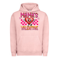 Pigment Salmon Mamas Valentine Urban Hoodie - CowhideDigitalArt