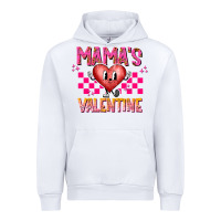 White Mamas Valentine Urban Hoodie - CowhideDigitalArt
