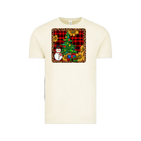 Vintage Arctic snowman trees coaster Vintage Tee - JahusDesignShop