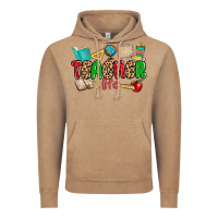 Vintage Coffee teacher life Vintage Hoodie - MaliasSmallBusiness