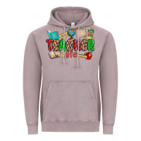 Vintage Zinc teacher life Vintage Hoodie - MaliasSmallBusiness