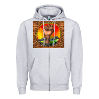 Heather Grey juneteenth freedom day Zipper Hoodie - TumblerDesignByShophia