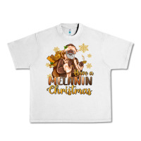 Lunar Rock have a melanin christmas black santa Urban Heavy Tee - MaliasSmallBusiness