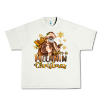 Pistachio have a melanin christmas black santa Urban Heavy Tee - MaliasSmallBusiness