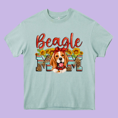 Beagle Mom Heavy Core Tee Designed By Artiststas