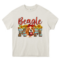 Cream beagle mom Heavy Core Tee - Artiststas