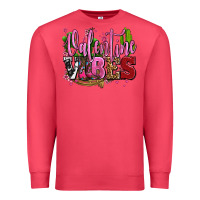 Cardinal valentine vibes with cowgirl boots olivia Premium Sweatshirt - OliviaCreatesArt