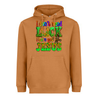 Meerkat St. Patrick's I dont need luck i have got Jesus Heavyweight Hoodie - OliviaCreatesArt