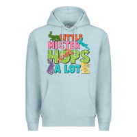 Blue Mist Little mister hops a lot Easter Day Premium Hoodie - CowGirlArtShop