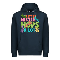 Navy Little mister hops a lot Easter Day Premium Hoodie - CowGirlArtShop