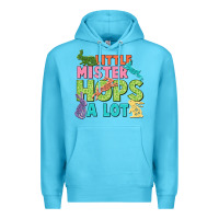 Ocean Blue Little mister hops a lot Easter Day Premium Hoodie - CowGirlArtShop