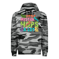 Slate Camo Little mister hops a lot Easter Day Premium Hoodie - CowGirlArtShop