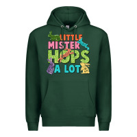 Sports Green Little mister hops a lot Easter Day Premium Hoodie - CowGirlArtShop