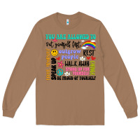 Toasted Coconut you are allowed to Long Sleeve Tee - Artiststas