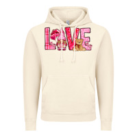 Vintage Artic love with gnome Vintage Hoodie - NancyCooperArtShop
