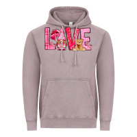 Vintage Zinc love with gnome Vintage Hoodie - NancyCooperArtShop