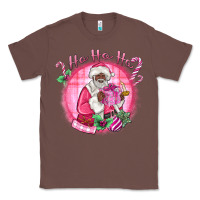 Chestnut ho ho ho pink black santa christmas Classic Tee - MaliasSmallBusiness