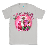 Moon Dust ho ho ho pink black santa christmas Classic Tee - MaliasSmallBusiness