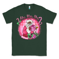 Sports Green ho ho ho pink black santa christmas Classic Tee - MaliasSmallBusiness
