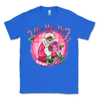 True Royal ho ho ho pink black santa christmas Classic Tee - MaliasSmallBusiness