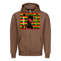 Chestnut juneteenth celebrate freedom since 1865 Zipper Hoodie - TumblerDesignByShophia