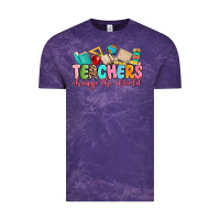 Cloud Purple teacher change the world Vintage Tee - MaliasSmallBusiness