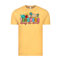 Vintage Mustard teacher change the world Vintage Tee - MaliasSmallBusiness